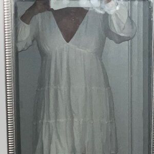 Forever 21, BoHo white dress